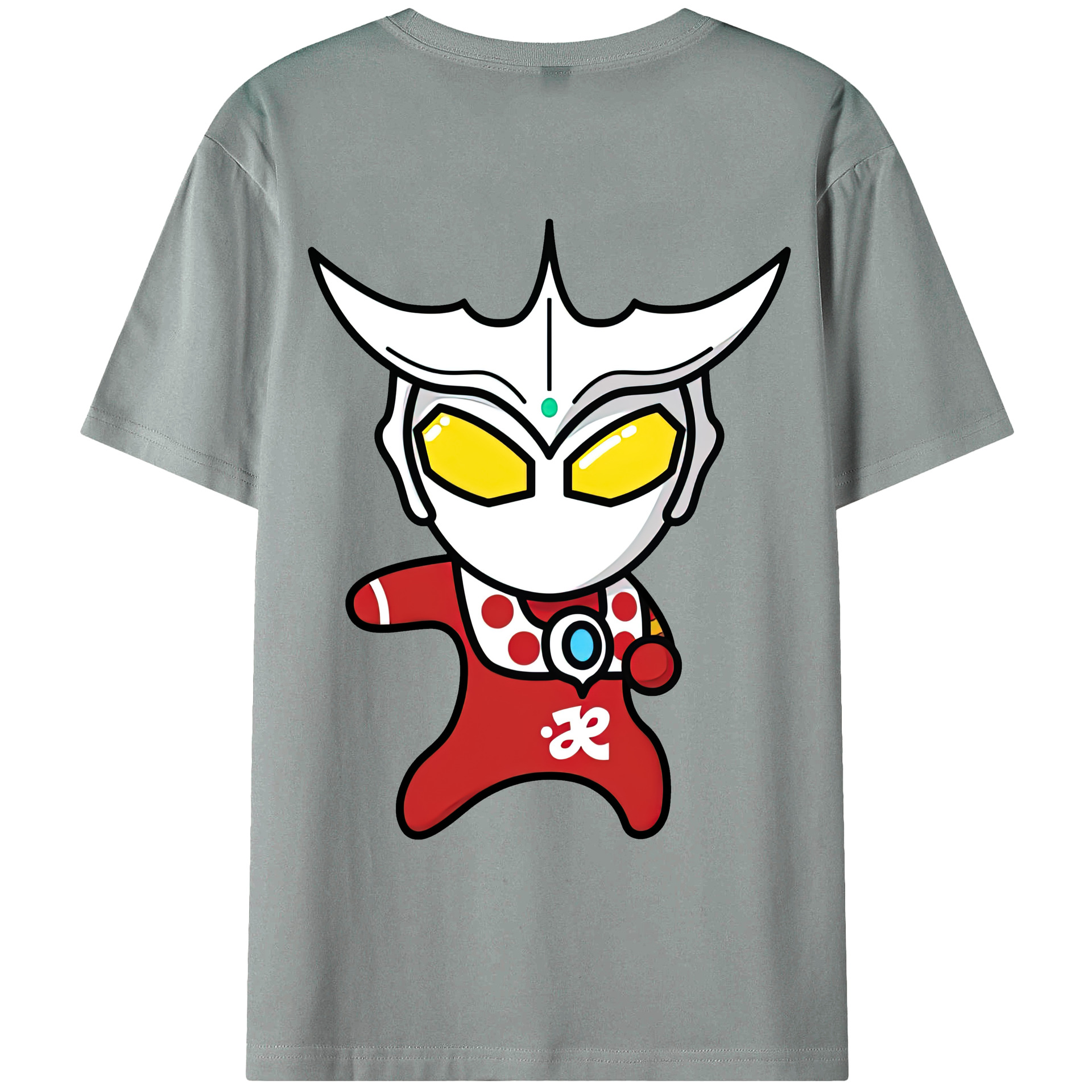 （画像用） ウルトラマン Ultraman 綿100％ メンズ半袖Tシャツ（バックプリント） 通気性